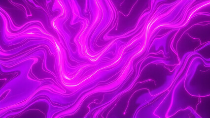 Obraz premium Neon Waves