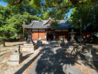 真夏の川辺八幡神社