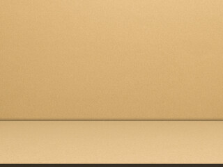 Beige background studio room abstract wall floor blur cement, podium minimal cosmetic presentation, cement empty backdrop platform stage table loft scene mockup table plant texture.