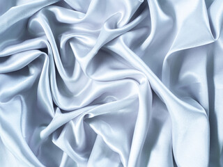 Cloth silver grey fabric background soft pattern texture abstract fashion design textile clothing silk surface wallpaper luxury, backdrop wedding christmas decoration romantic, mockup cosmetic.