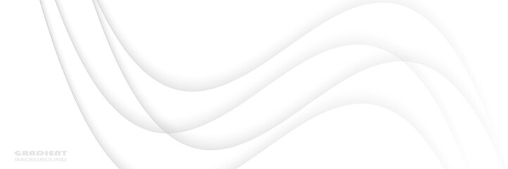 Abstract white background with simple abstract shadow line wave  background. presentation in poster,banner