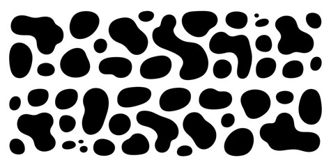 a black paw pattern on white background