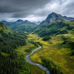 Obraz premium unspoiled wilderness in Alaska