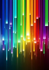 Abstract rainbow stripes