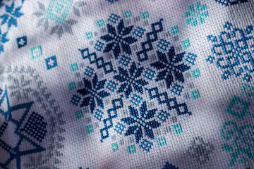 cross stitch on canvas