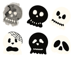 skulls and bones, Halloween