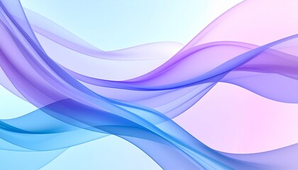 Abstract Flowing Pastel Waves Background Design.