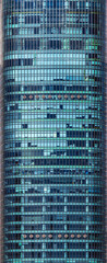 Windows of Modern Office Building. Glass building skyscraper texture in Shanghai, China