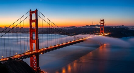 Golden Gate Bridge Sunrise