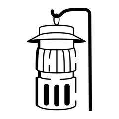 A doodle style icon representing an insect trap
