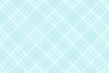 Overlay plaid background check, carnival fabric vector texture. Tough pattern tartan textile seamless in light and light cyan colors.