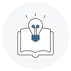 Knowledge Icon, Knowledge Management Framework, Knowledge Sharing Guidelines, Knowledge Development Plan, Knowledge Transfer Strategy, Knowledge Base System, vector
