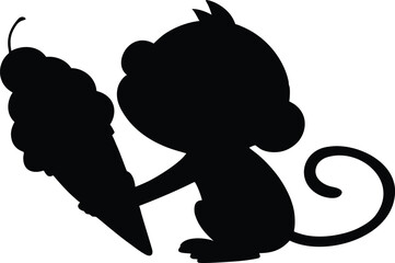 black and white cartoon illustration