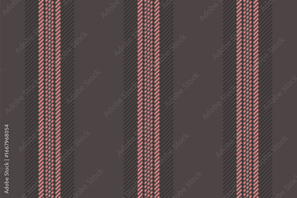 Poster classic striped fabric pattern. subtle texture. ideal for textile design, backgrounds, or adding dep