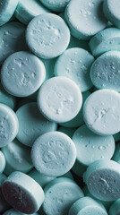 blue and white pills