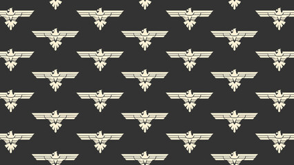 HAWK EAGLE vector pattern colourful