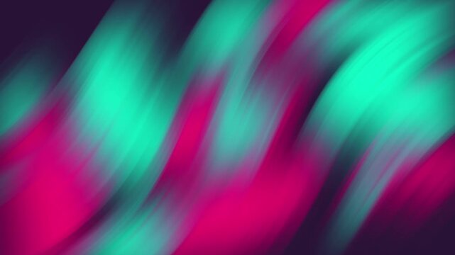 Abstract background animation of colorful gradient waves in dynamic motion