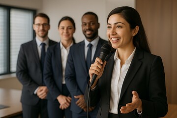 portrait of business team