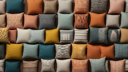 Various patterned cushions