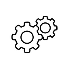 Fototapeta premium Gear Mechanism Icon