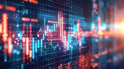 Financial Dashboard with Candlestick Charts, Data Streams, and Market Insights for Investing