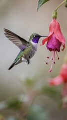 Fototapeta premium Tropical Bird Perched Gracefully in Natural Habitat