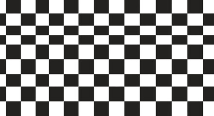 Fototapeta premium Classic black and white checkered pattern for backgrounds, textures, and design projects