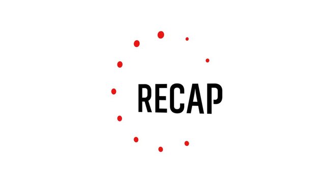 recap sign	