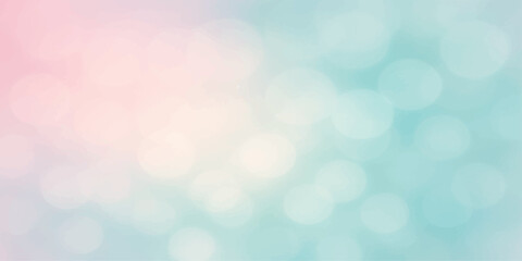 A shiny, bright, and colorful bokeh pattern with glowing blue circles