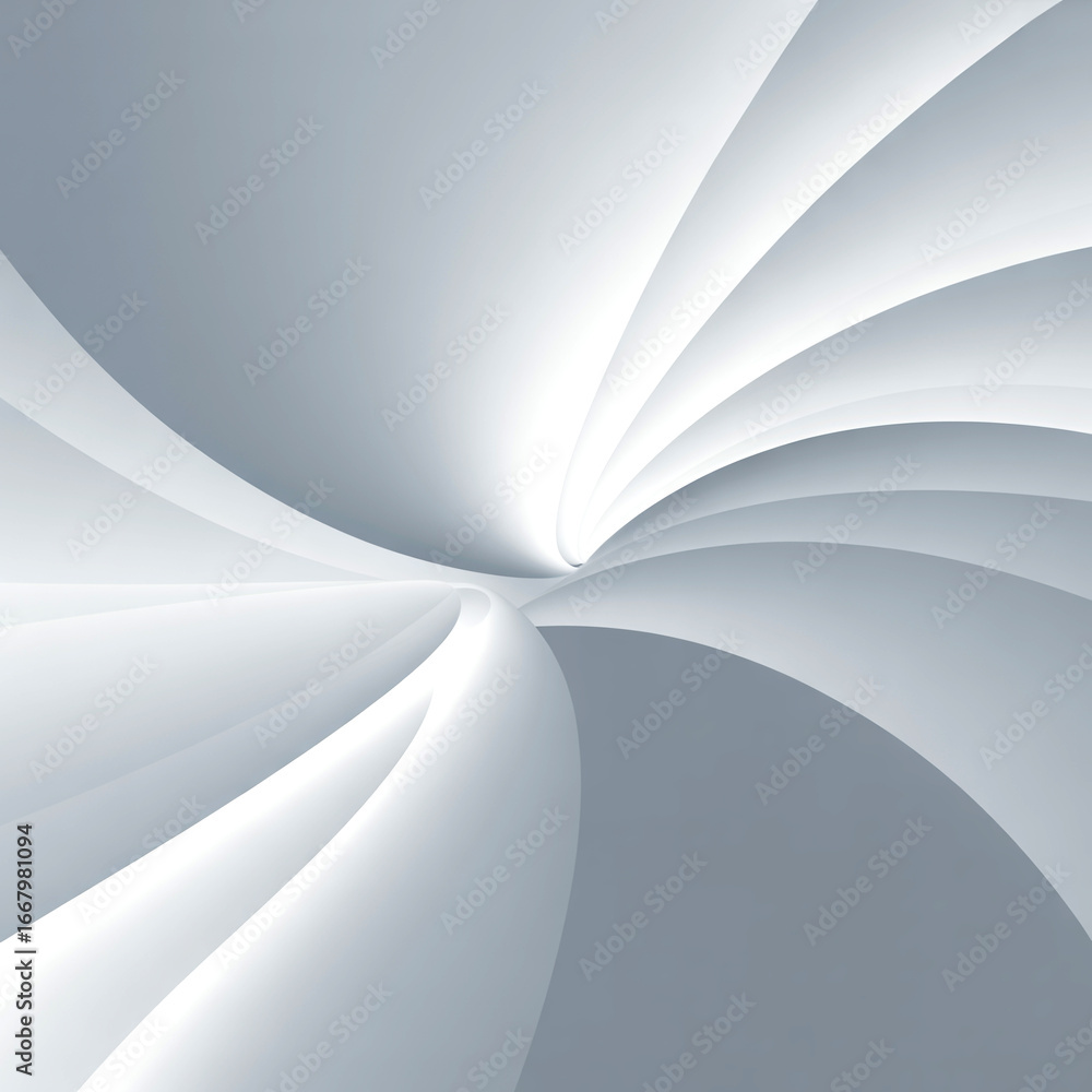Aufkleber abstract gray and white swirling vortex background creates a sense of depth and movement perfect for
