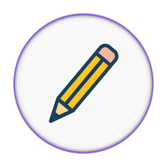 pencil icon vector illustration