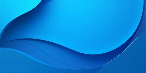 Abstract blue wave design with flowing lines and a light texture