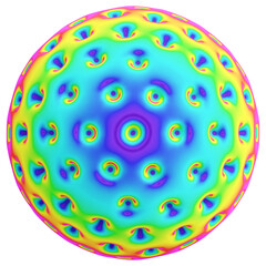 Neon Spectrum 3D Shape