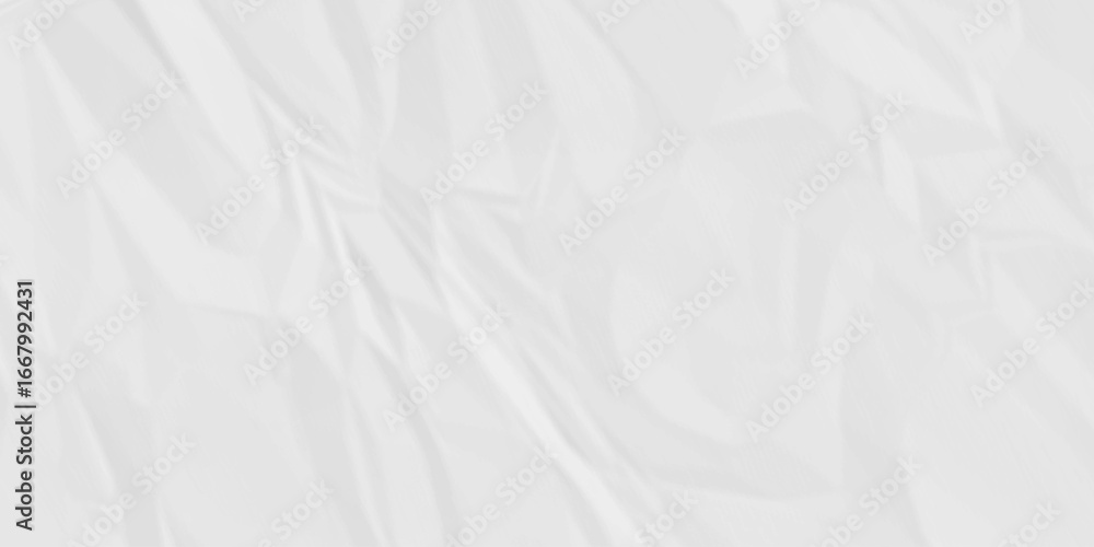 Poster paper texture background, old paper background ripple soft white pattern wave crumple. crushed and c