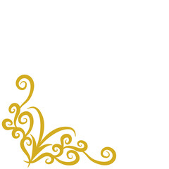 Vintage Gold Round Border