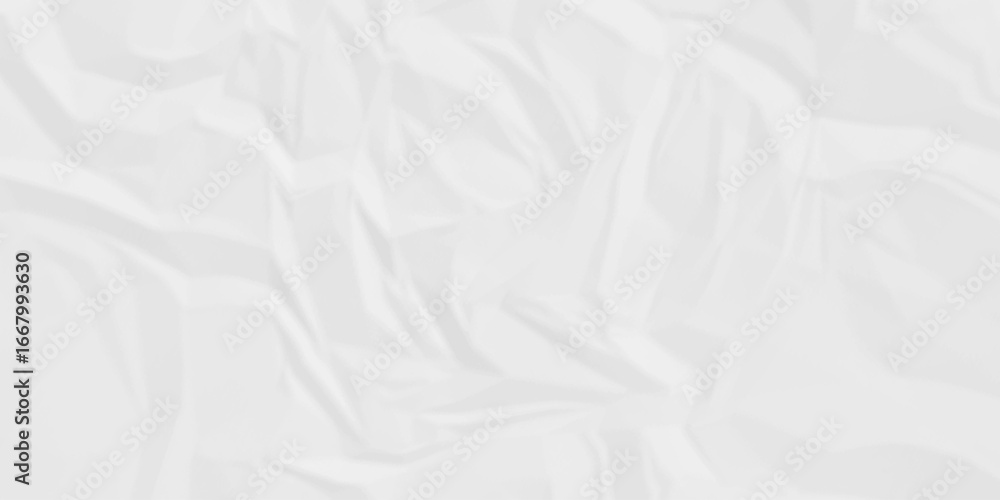 Poster paper texture background, old paper background ripple soft white pattern wave crumple. crushed and c