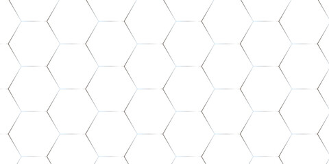 Abstract white grid technology hexagon design. hexagons Abstract hexagon polygonal pattern background. vector seamless bright white honeycomb background.	