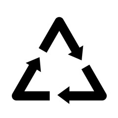Recycle symbol -  vector icon