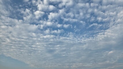 blue sky with clouds