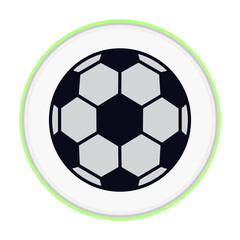 Fototapeta premium Soccer Ball Icon