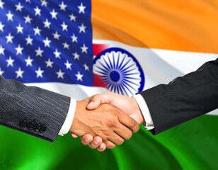 US-India Business Handshake, International Deal