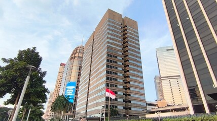 Buildings in the office center of Central Jakarta