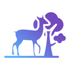 Gradient Icon Animals And Wildlife