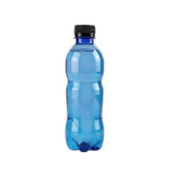 Fototapeta premium Water bottle sports, isolated white and transparent background.