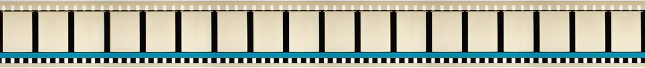 empty filmstrip frames, real 35 mm film 