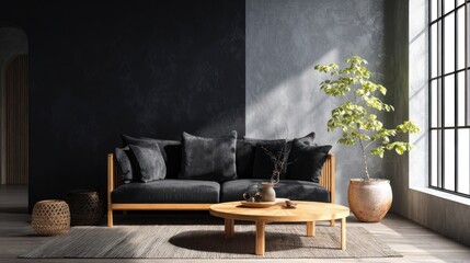 Modern minimalist living room interior (51)