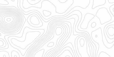 Abstract minimal The pattern discovery vector topo map creative discovery White wave grid stripe line map topography. vector geographic contour mounted map background.	