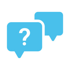 question mark icon button in speech bubble. faq sign, customer support and support sign or ask and help signs with red question icon symbol - Frequently Ask Question vector Illustration