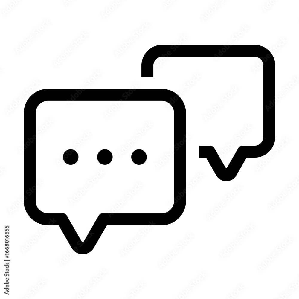 Poster chat icons. chatting speech bubble symbol icon set . comment icon button . message talk bubble, comm