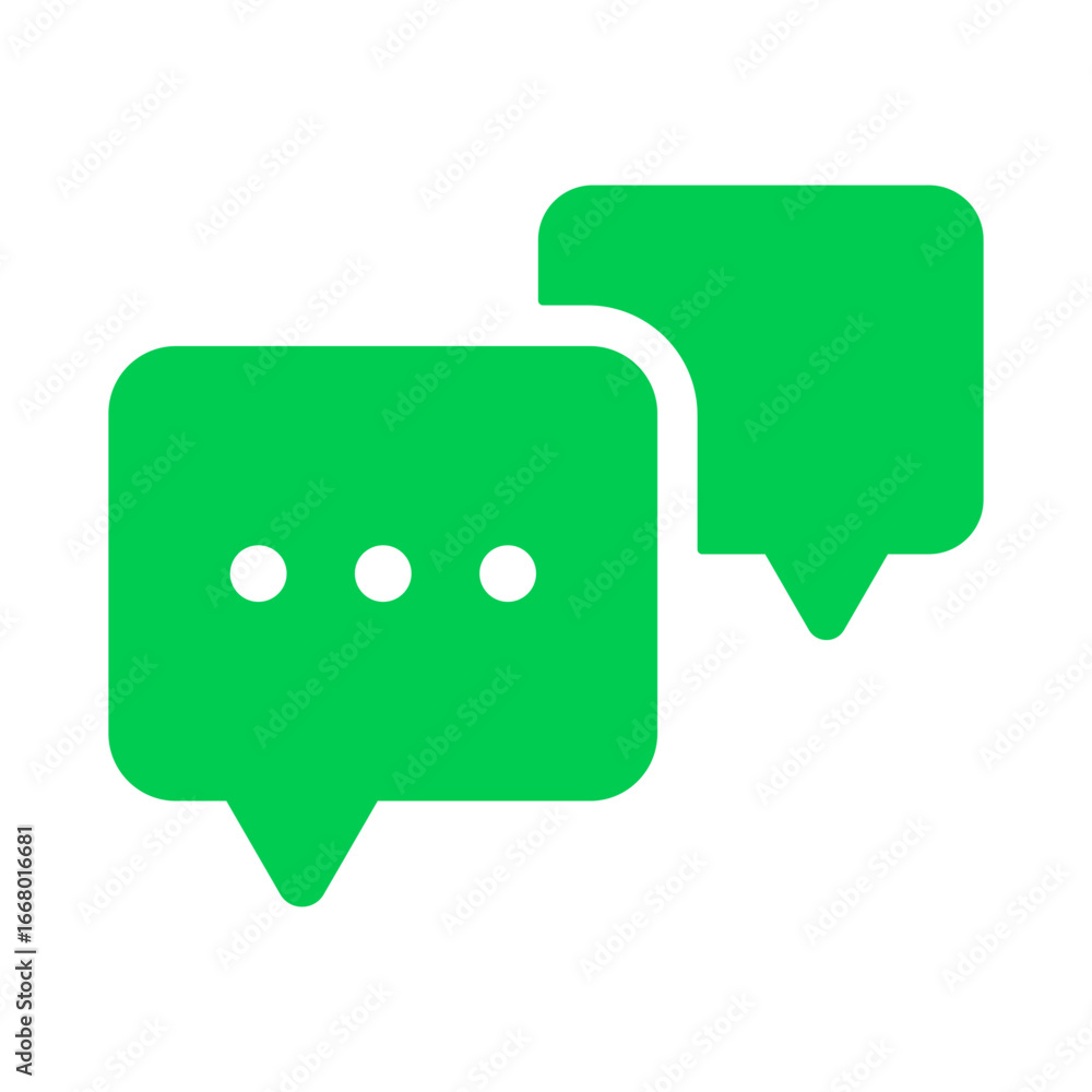 Poster chat icons. chatting speech bubble symbol icon set . comment icon button . message talk bubble, comm